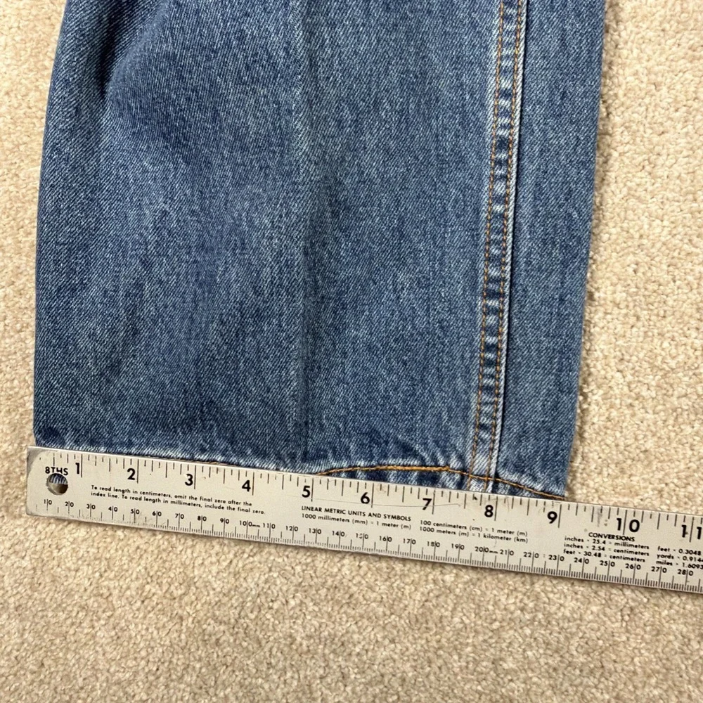 Levis 550 Mens Straight Leg Blue Jeans 42‎ X 29 (FITS 40 X 29) Cotton Denim